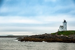 Two Bush Island Light Built Near Surrounding Rocky Islands